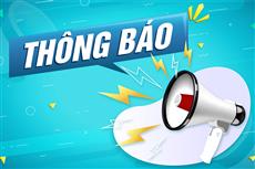 Thông báo việc mời chào giá thanh lý tài sản