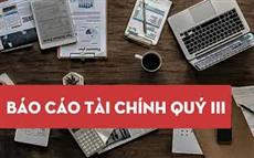 Báo cáo tài chính tổng hợp Quý 3 và luỹ kế năm 2025