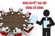 Nghị quyết Đại hội đồng cổ đông thường niên năm 2026